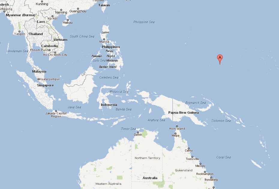 karte von mikronesien ozeania
